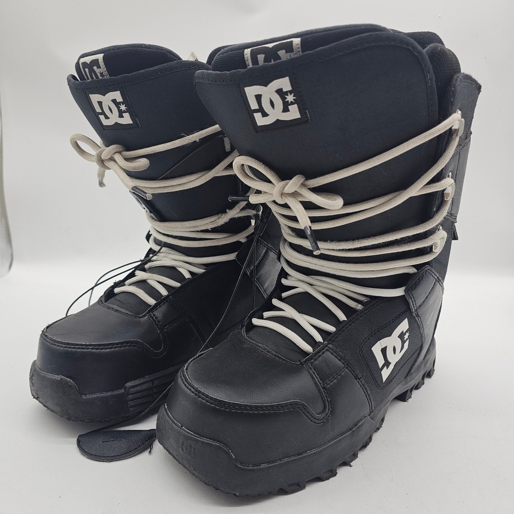 DC Mens Snowboarding Boots Phase 2015 ADYO200018 Lace-Up Size 9.5 Black‎